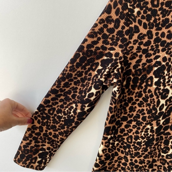 SONNET JAMES Reese Leopard Animal Print Play Dress! Small - Picture 5 of 8